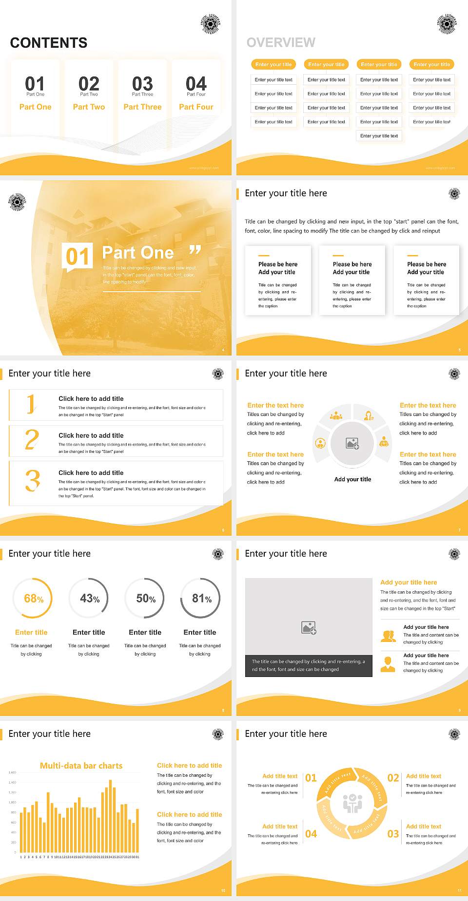 Pacific Lutheran University Lecture Sharing and Networking Event PPT Template4:3 ratio PPT effect preview image2