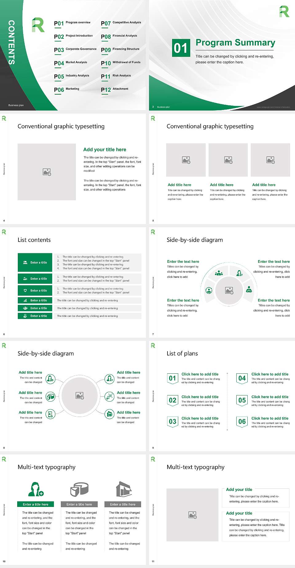 Roosevelt University Competition/Entrepreneurship Contest PPT Template4:3 ratio PPT effect preview image2