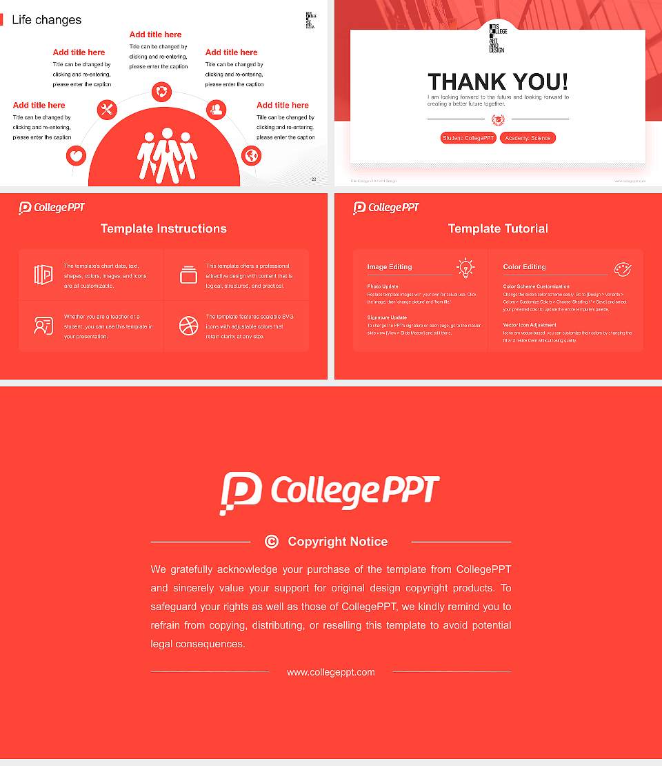 Otis College of Art and Design National Scholarship Defense PPT Template16:9 ratio PPT effect preview image4