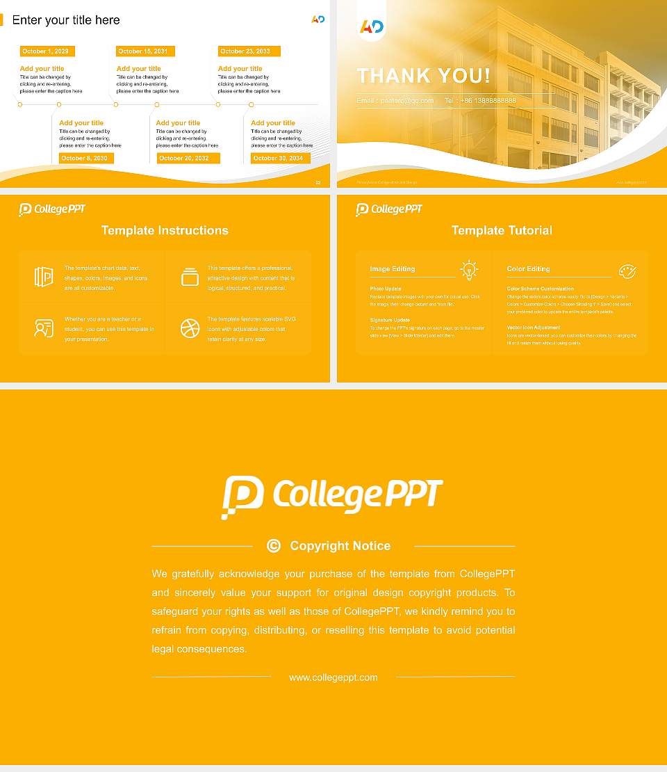 Pennsylvania College of Art and Design Lecture Sharing and Networking Event PPT Template16:9 ratio PPT effect preview image4