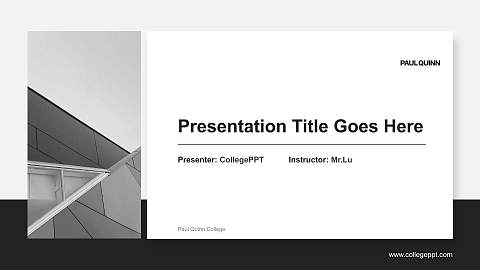 Paul Quinn College General Purpose PPT Template