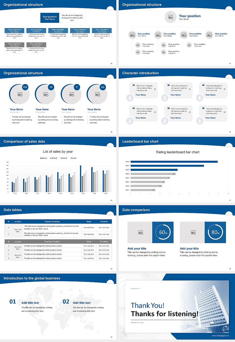 Rockefeller University Academic Presentation/Research Findings Report PPT Template16:9 ratio PPT effect preview image4