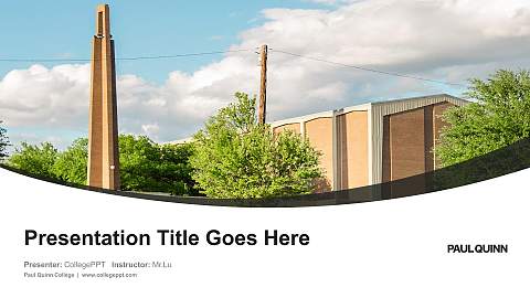 Paul Quinn College Course/Courseware Creation PPT Template