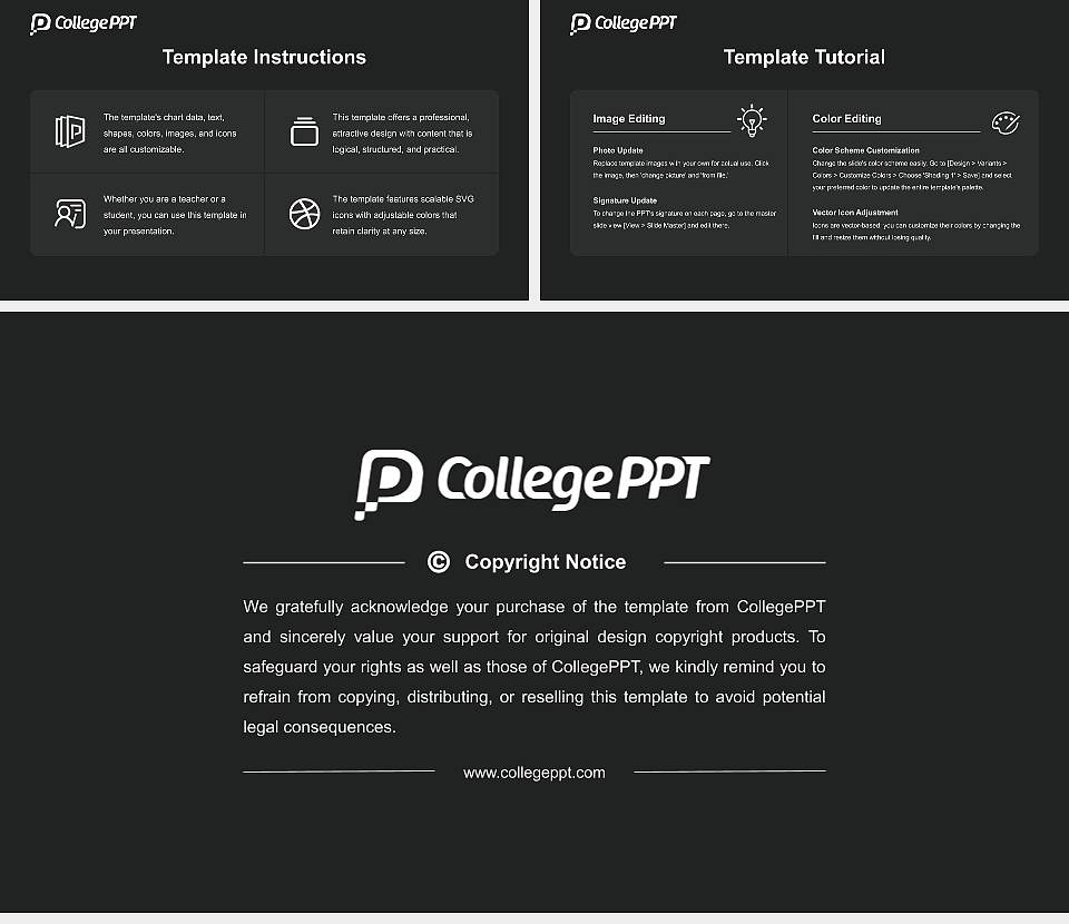 Paul Quinn College Course/Courseware Creation PPT Template16:9 ratio PPT effect preview image5