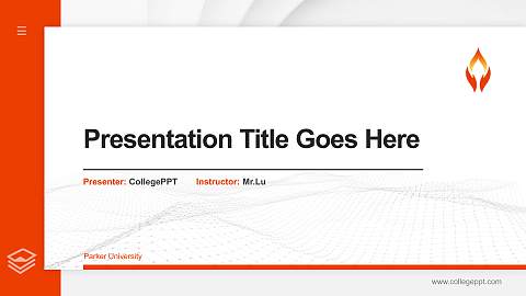 Parker University Thesis Proposal/Graduation Defense PPT Template