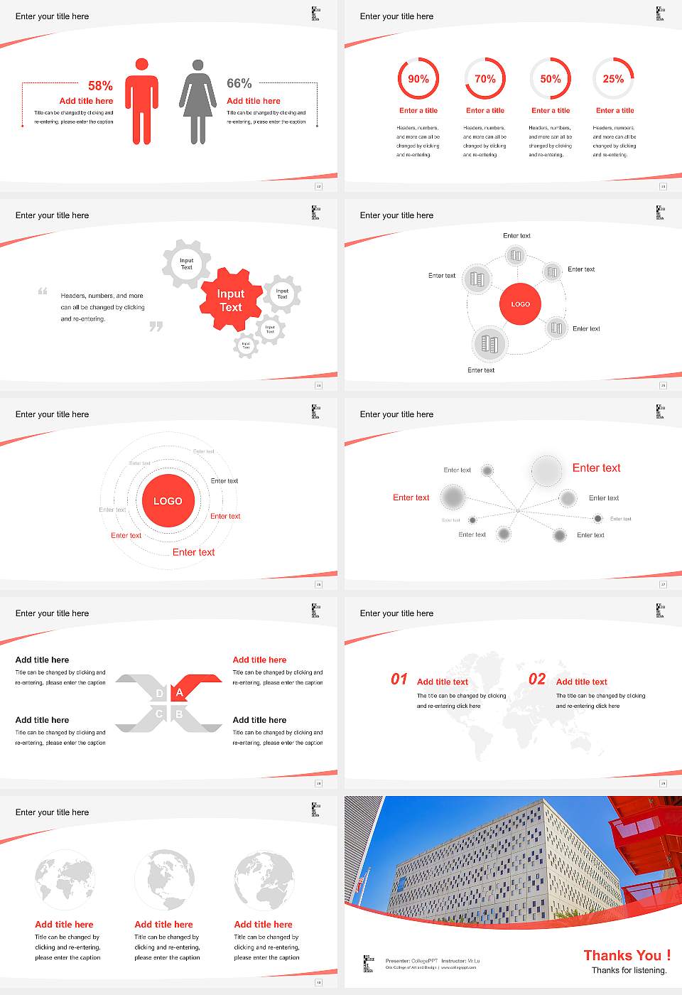Otis College of Art and Design Course/Courseware Creation PPT Template16:9 ratio PPT effect preview image4