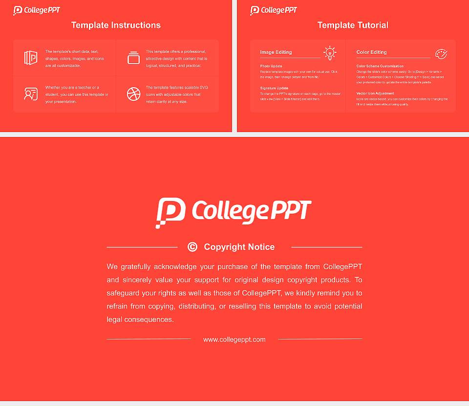 Otis College of Art and Design Course/Courseware Creation PPT Template16:9 ratio PPT effect preview image5