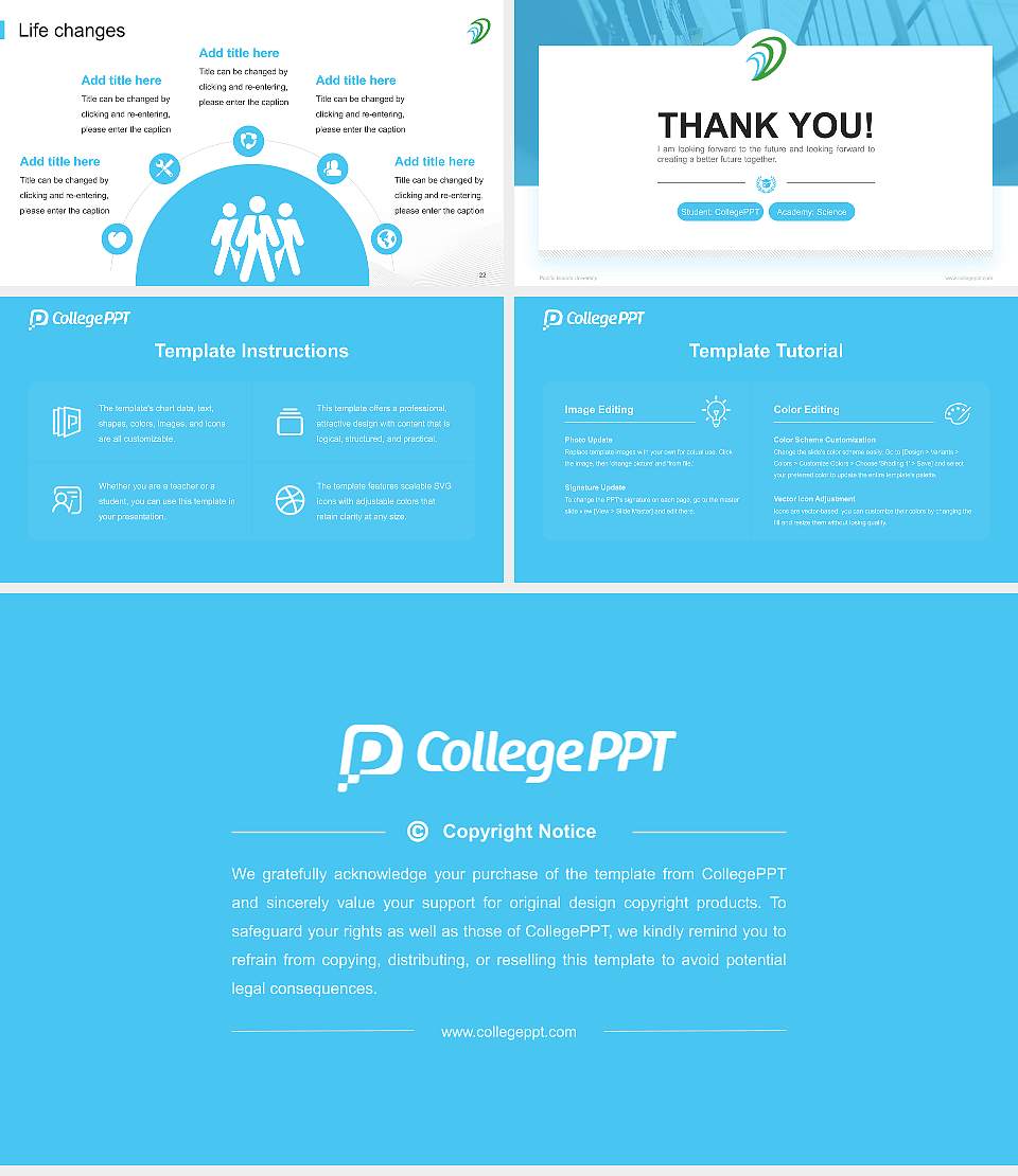 Pacific Islands University National Scholarship Defense PPT Template16:9 ratio PPT effect preview image4