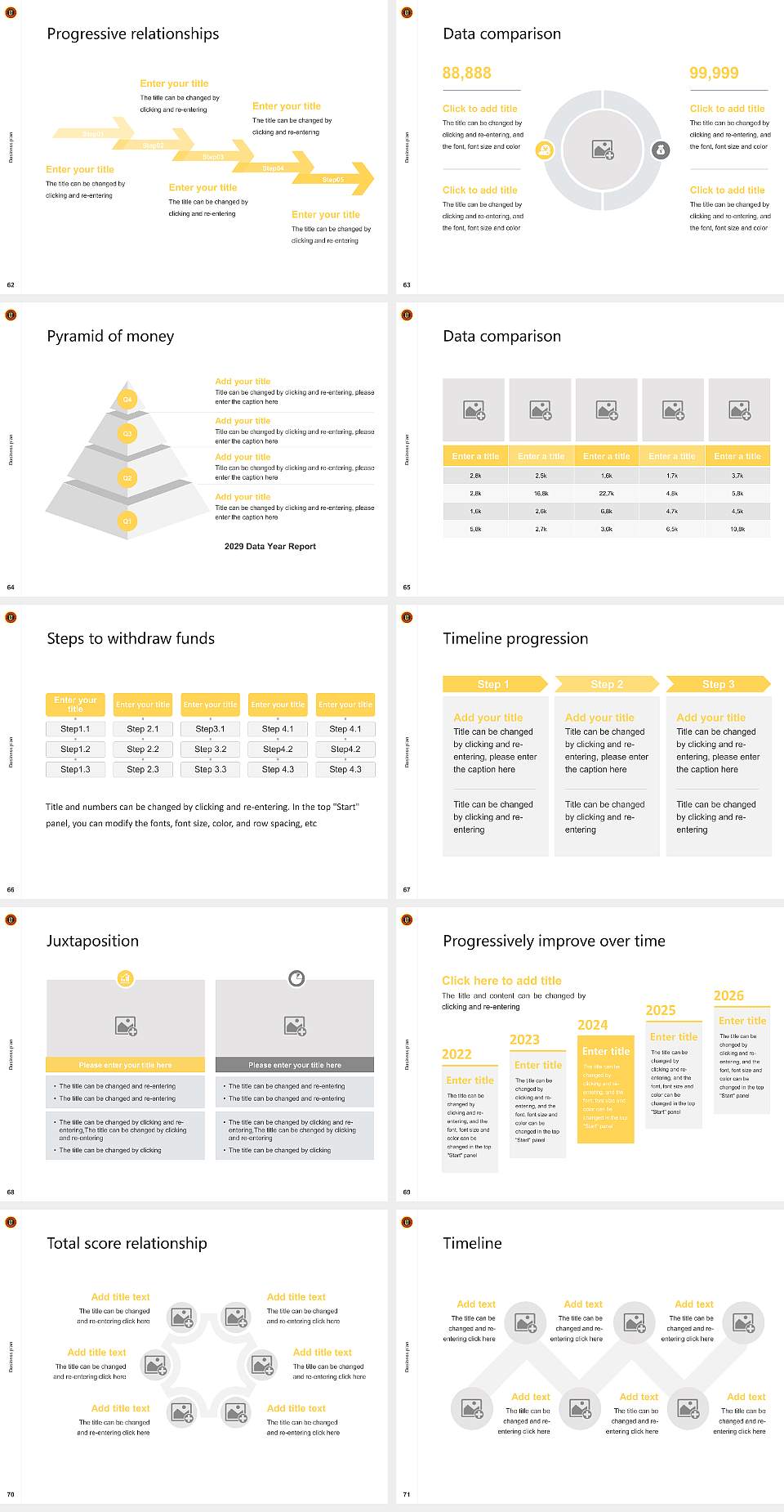 Ottawa University-Online Competition/Entrepreneurship Contest PPT Template4:3 ratio PPT effect preview image8