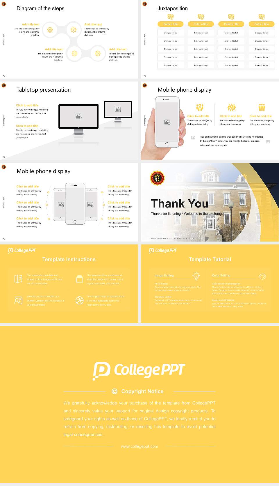 Ottawa University-Kansas City Competition/Entrepreneurship Contest PPT Template16:9 ratio PPT effect preview image9