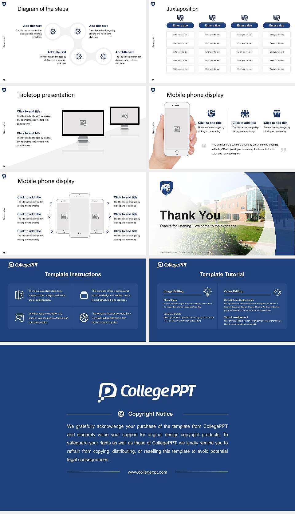 Pennsylvania State University-Penn State Beaver Competition/Entrepreneurship Contest PPT Template16:9 ratio PPT effect preview image9