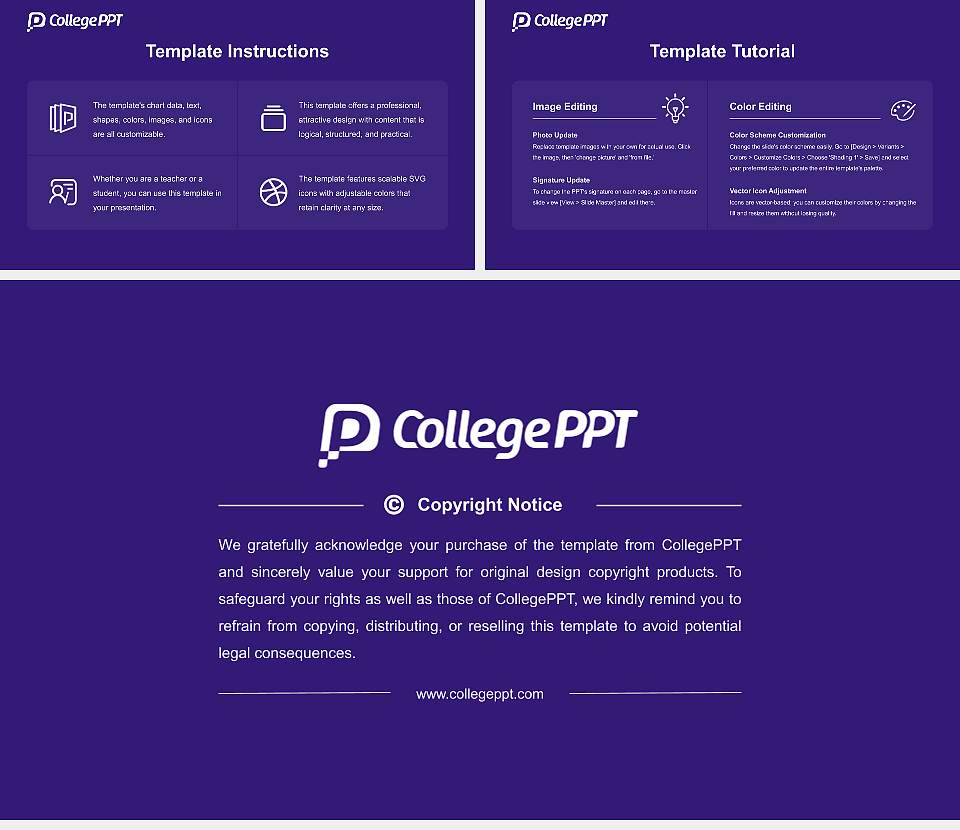Paine College Academic Presentation/Research Findings Report PPT Template16:9 ratio PPT effect preview image5