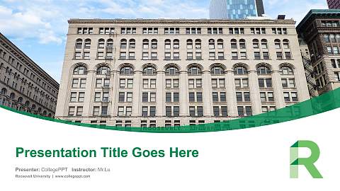 Roosevelt University Course/Courseware Creation PPT Template