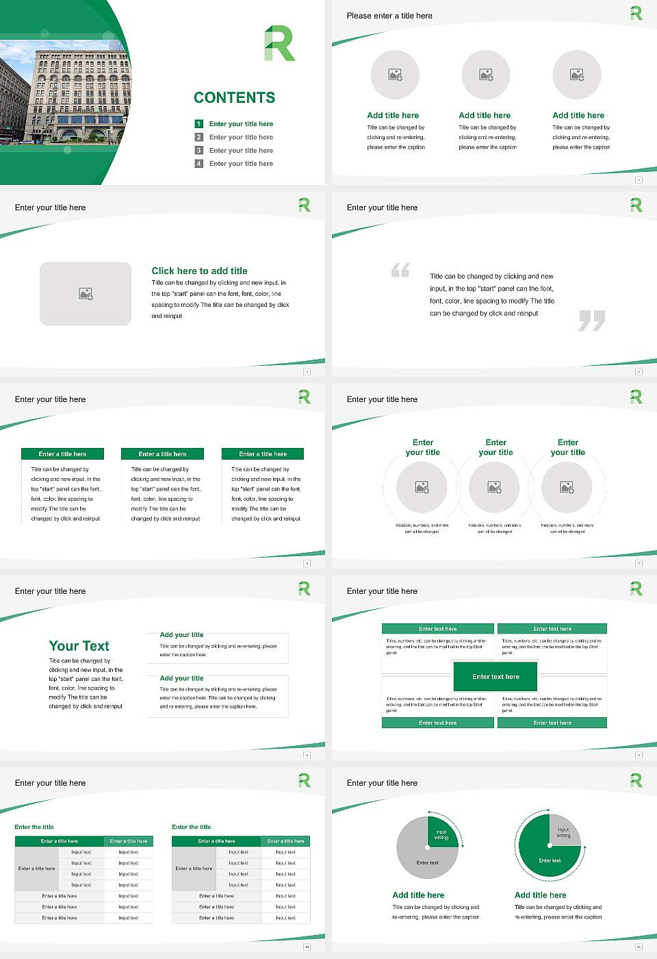 Roosevelt University Course/Courseware Creation PPT Template16:9 ratio PPT effect preview image2