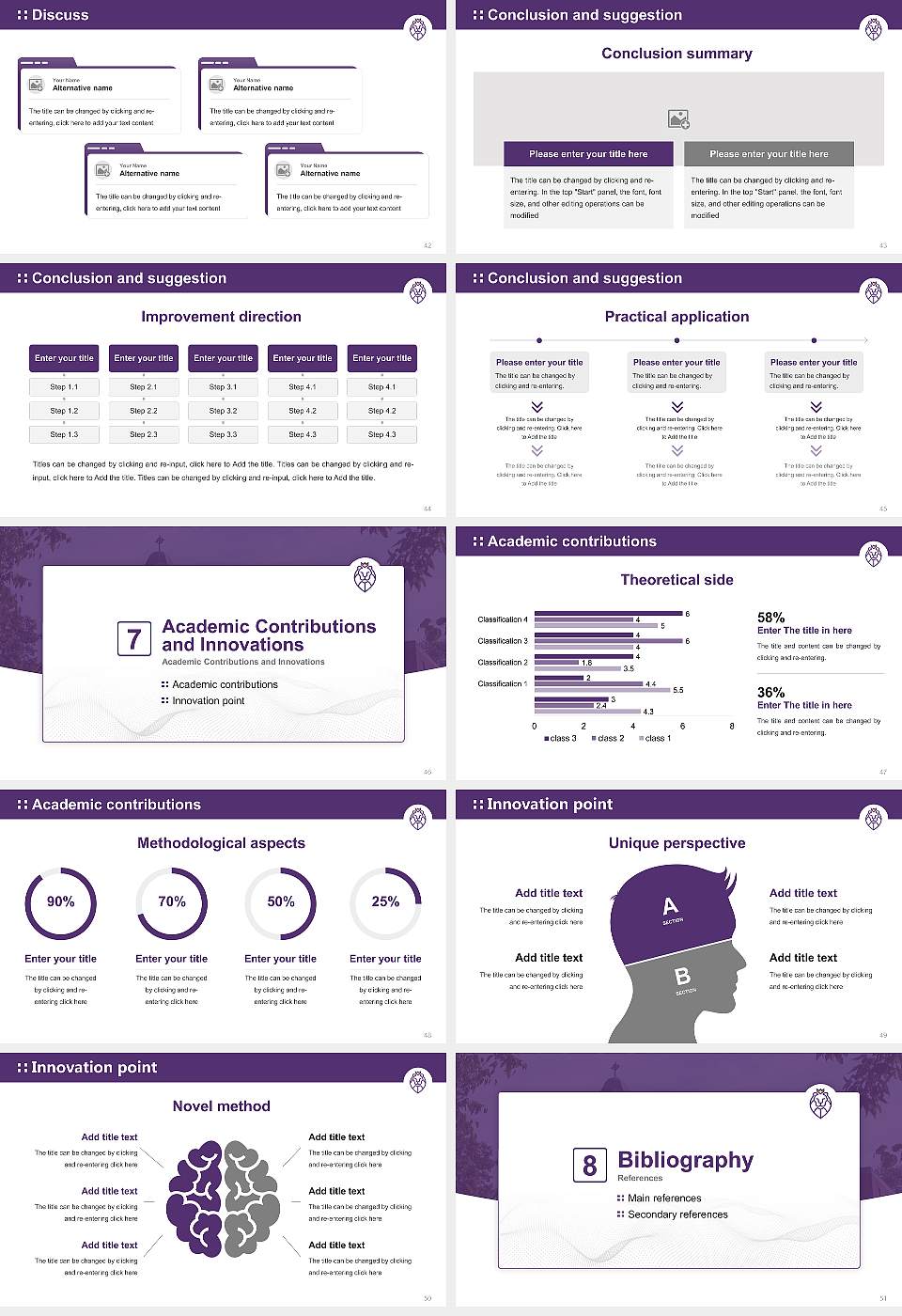 Payne Theological Seminary Graduation Thesis Defense PPT Template16:9 ratio PPT effect preview image6