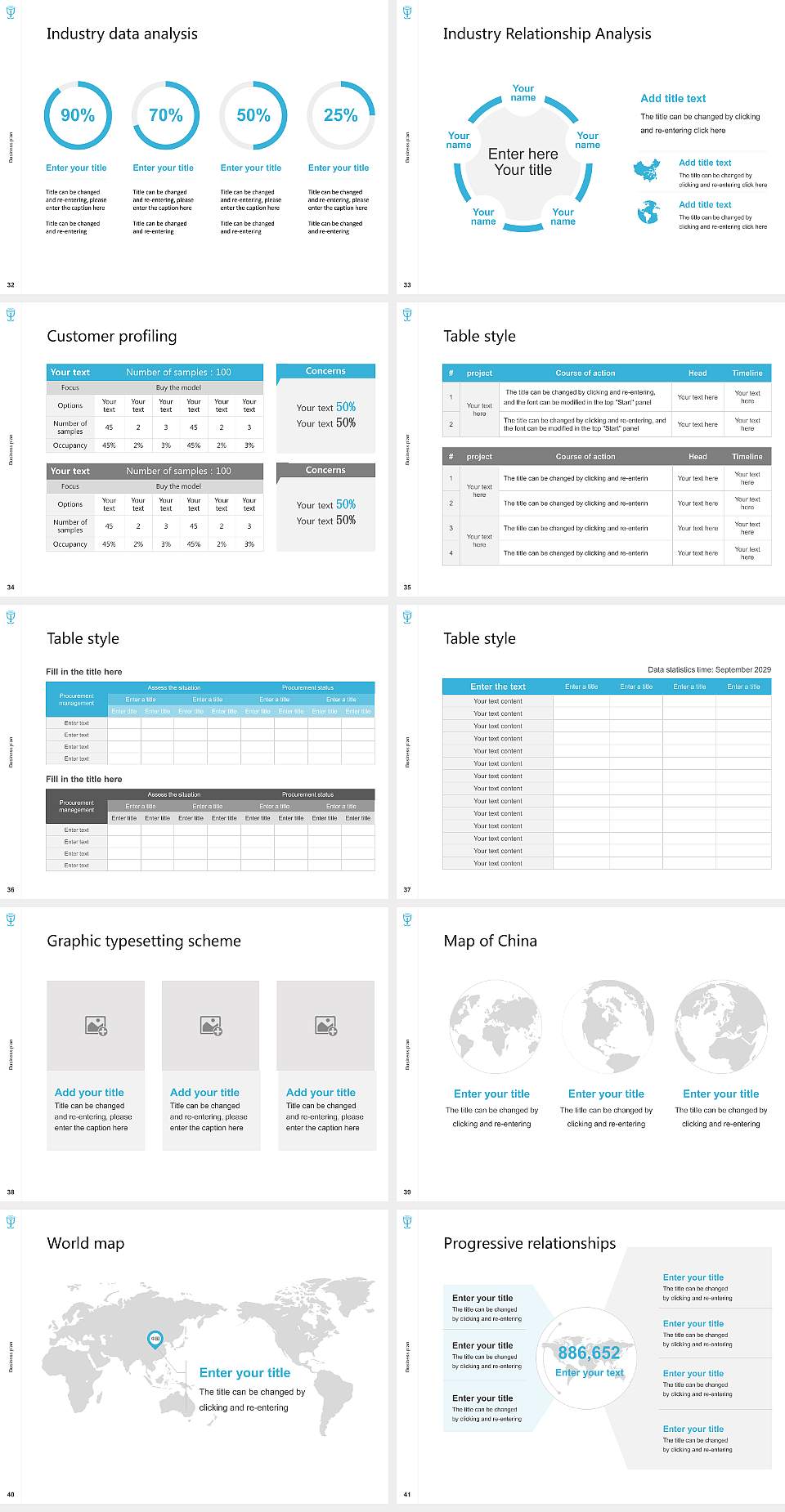 Richmont Graduate University Competition/Entrepreneurship Contest PPT Template4:3 ratio PPT effect preview image5