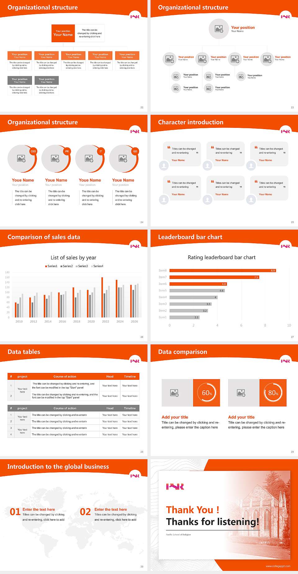 Pacific School of Religion Academic Presentation/Research Findings Report PPT Template4:3 ratio PPT effect preview image4