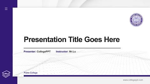 Paine College Thesis Proposal/Graduation Defense PPT Template