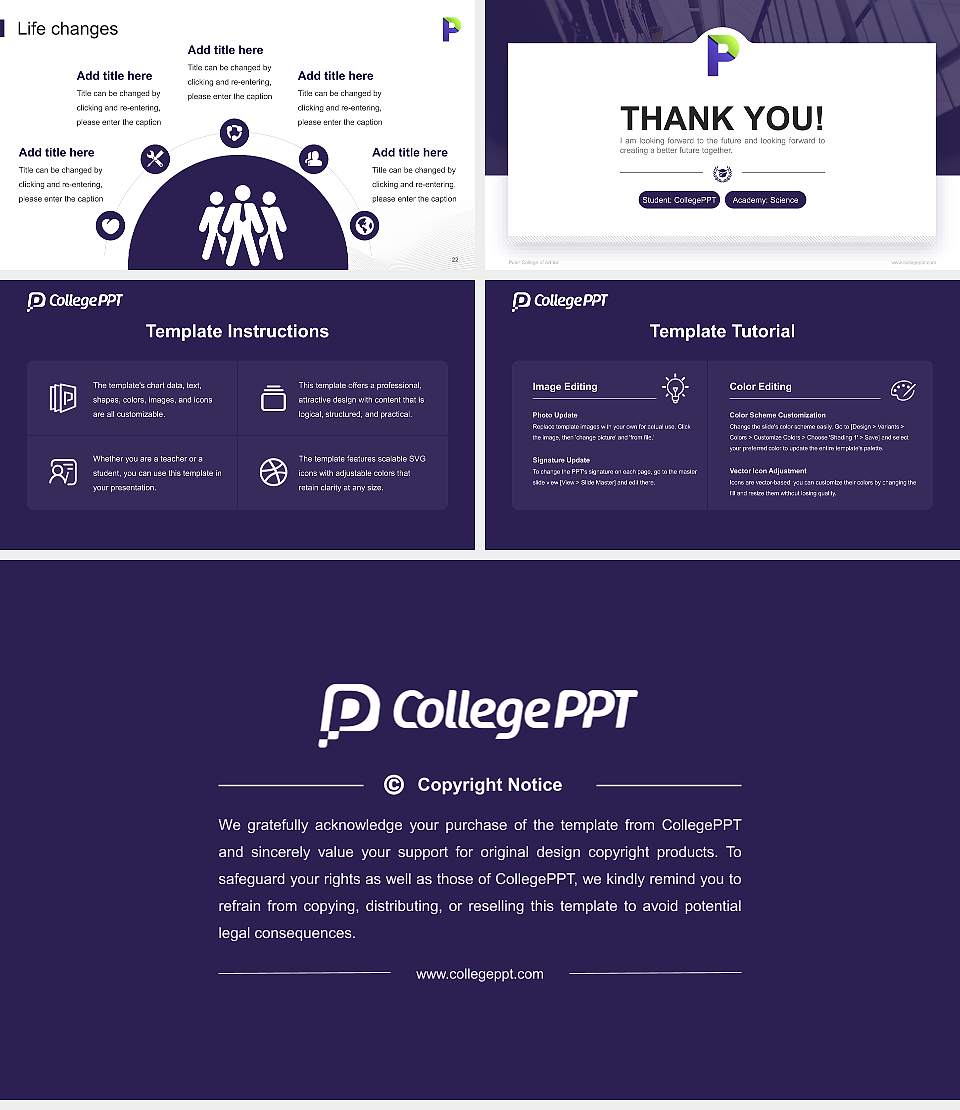 Paier College of Art Inc National Scholarship Defense PPT Template16:9 ratio PPT effect preview image4