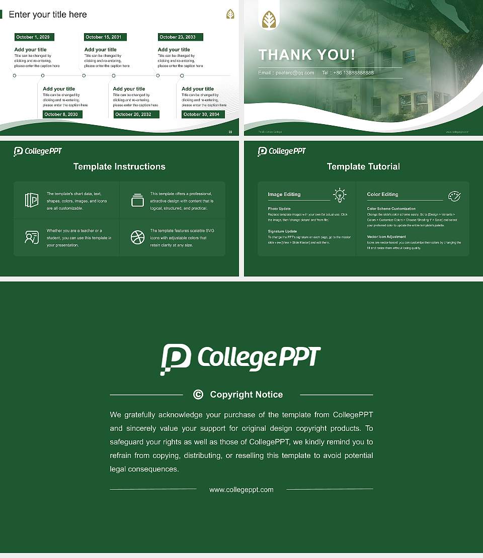 Pacific Union College Lecture Sharing and Networking Event PPT Template16:9 ratio PPT effect preview image4