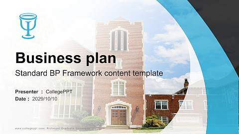 Richmont Graduate University Competition/Entrepreneurship Contest PPT Template