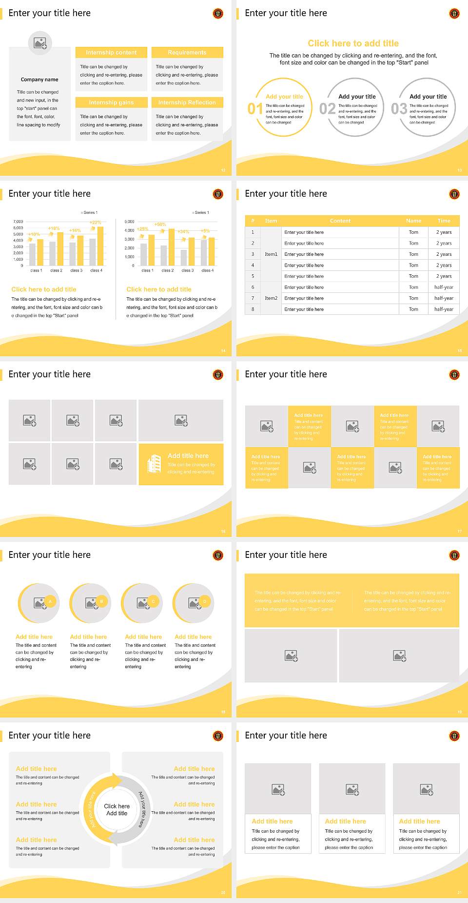 Ottawa University-Online Lecture Sharing and Networking Event PPT Template4:3 ratio PPT effect preview image3