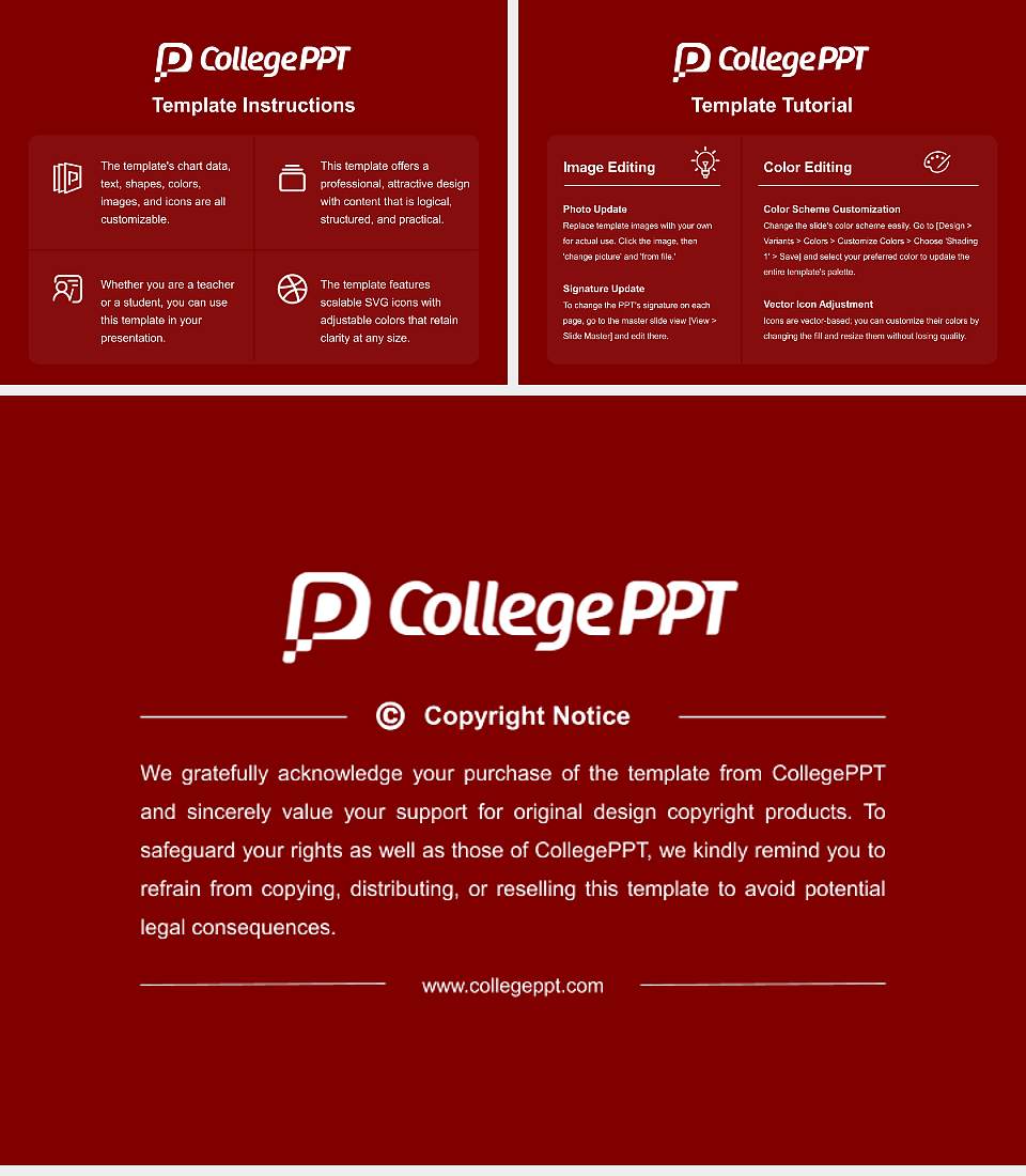 Rose-Hulman Institute of Technology Academic Presentation/Research Findings Report PPT Template4:3 ratio PPT effect preview image5