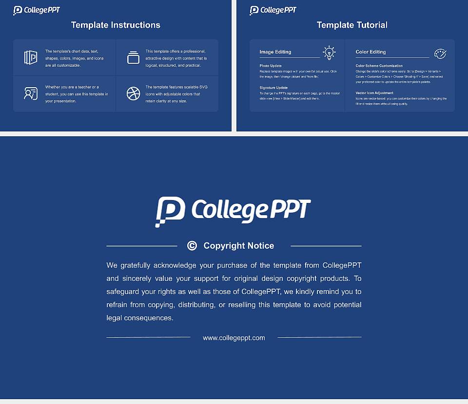 Pennsylvania State University-Penn State Dubois Course/Courseware Creation PPT Template16:9 ratio PPT effect preview image5