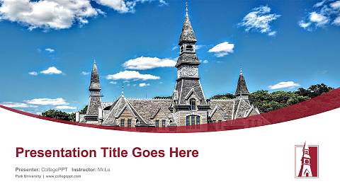 Park University Course/Courseware Creation PPT Template