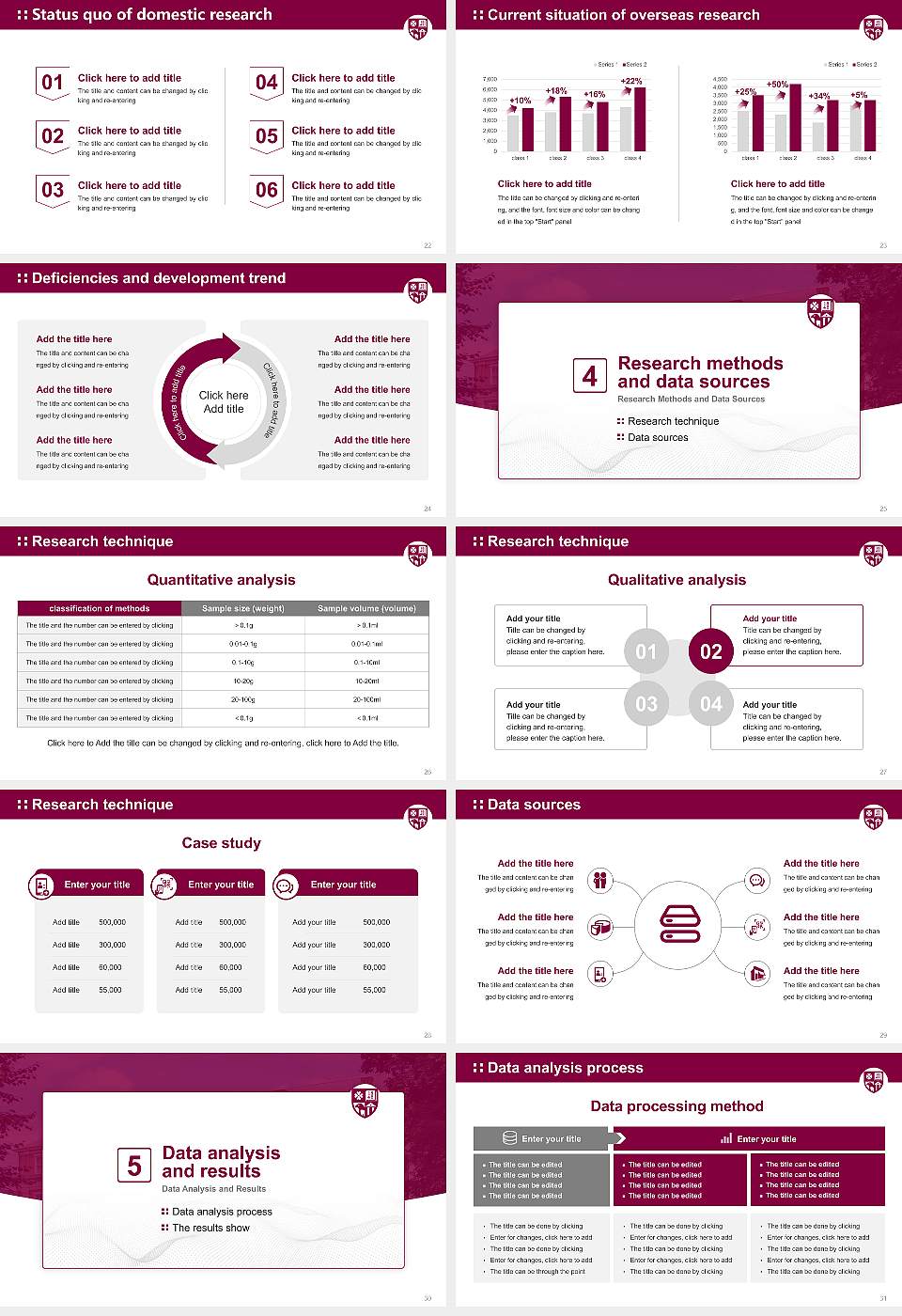 Roanoke College Graduation Thesis Defense PPT Template16:9 ratio PPT effect preview image4