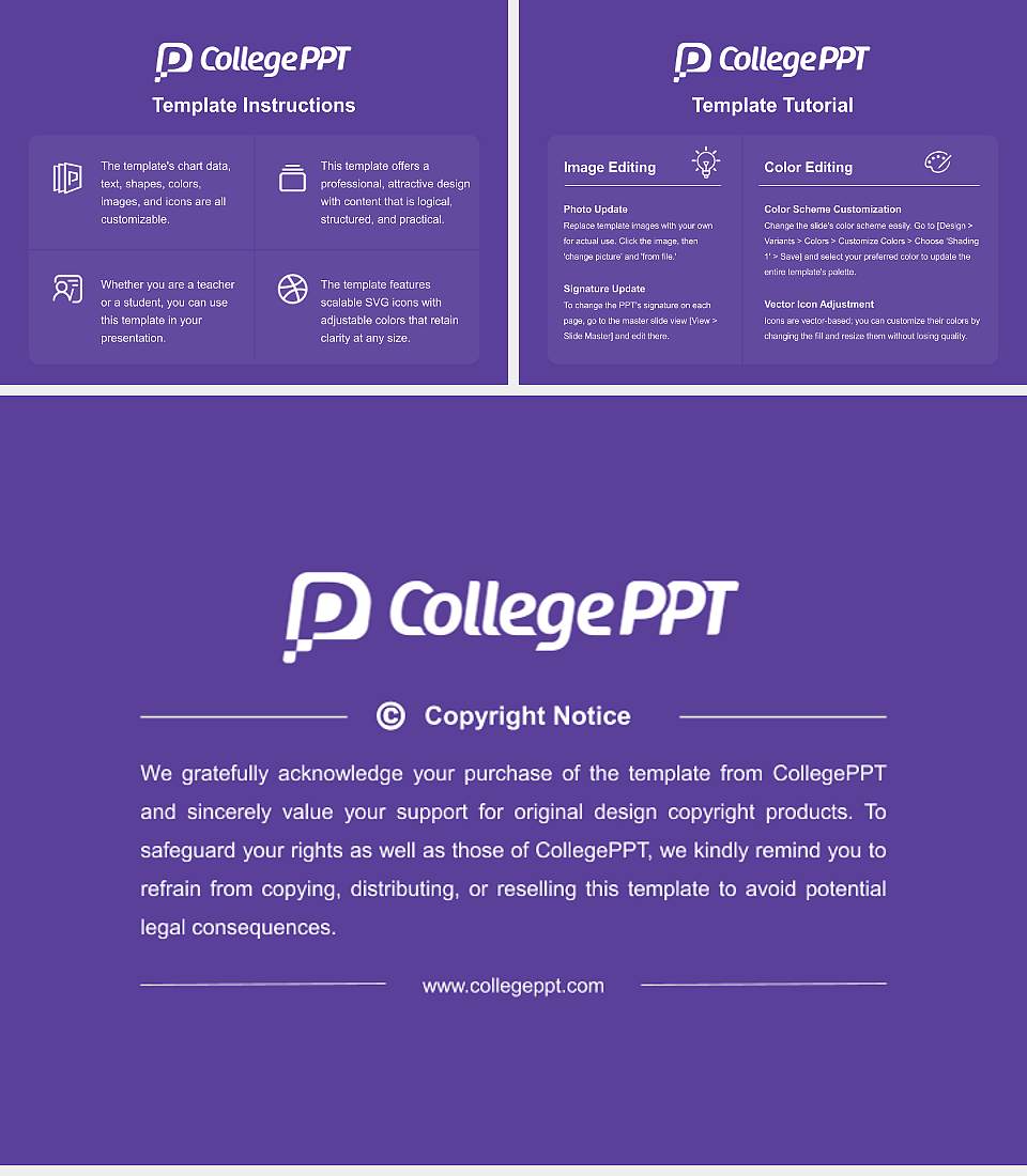 Rockford University Academic Presentation/Research Findings Report PPT Template4:3 ratio PPT effect preview image5