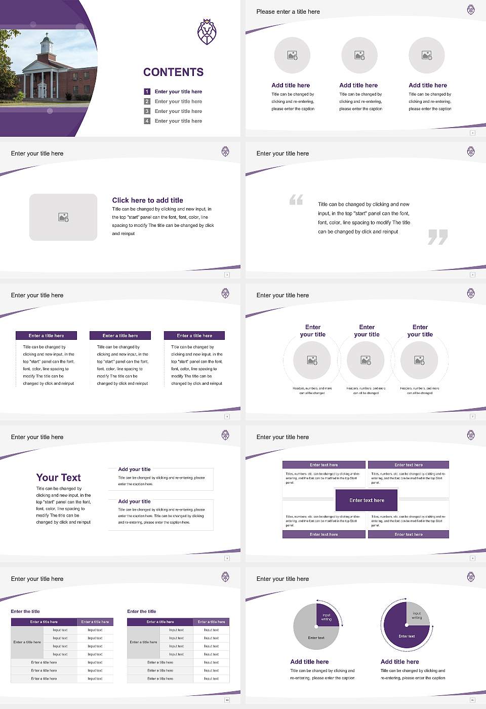 Payne Theological Seminary Course/Courseware Creation PPT Template16:9 ratio PPT effect preview image2