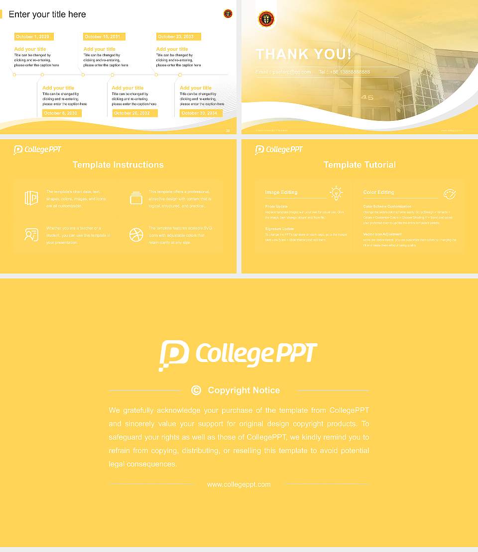 Ottawa University-Milwaukee Lecture Sharing and Networking Event PPT Template16:9 ratio PPT effect preview image4
