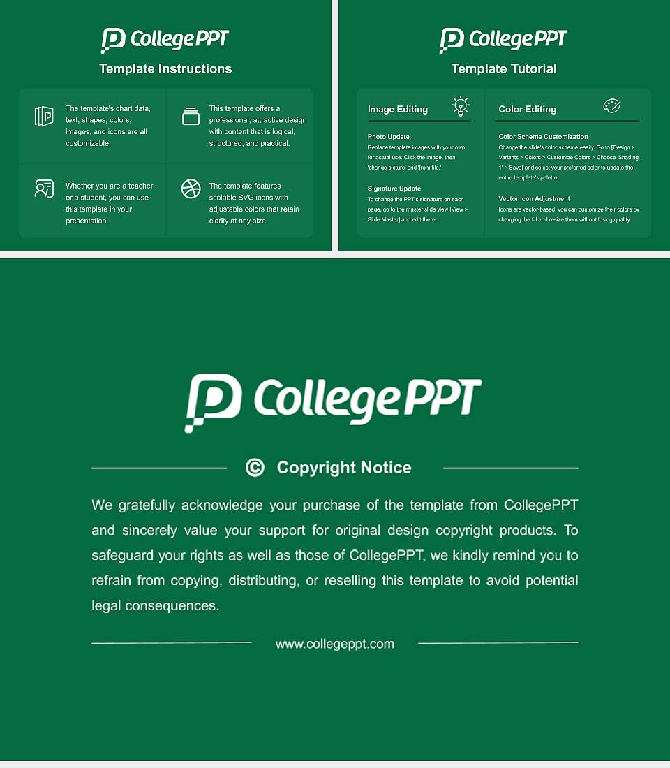 Pacific States University Course/Courseware Creation PPT Template4:3 ratio PPT effect preview image5