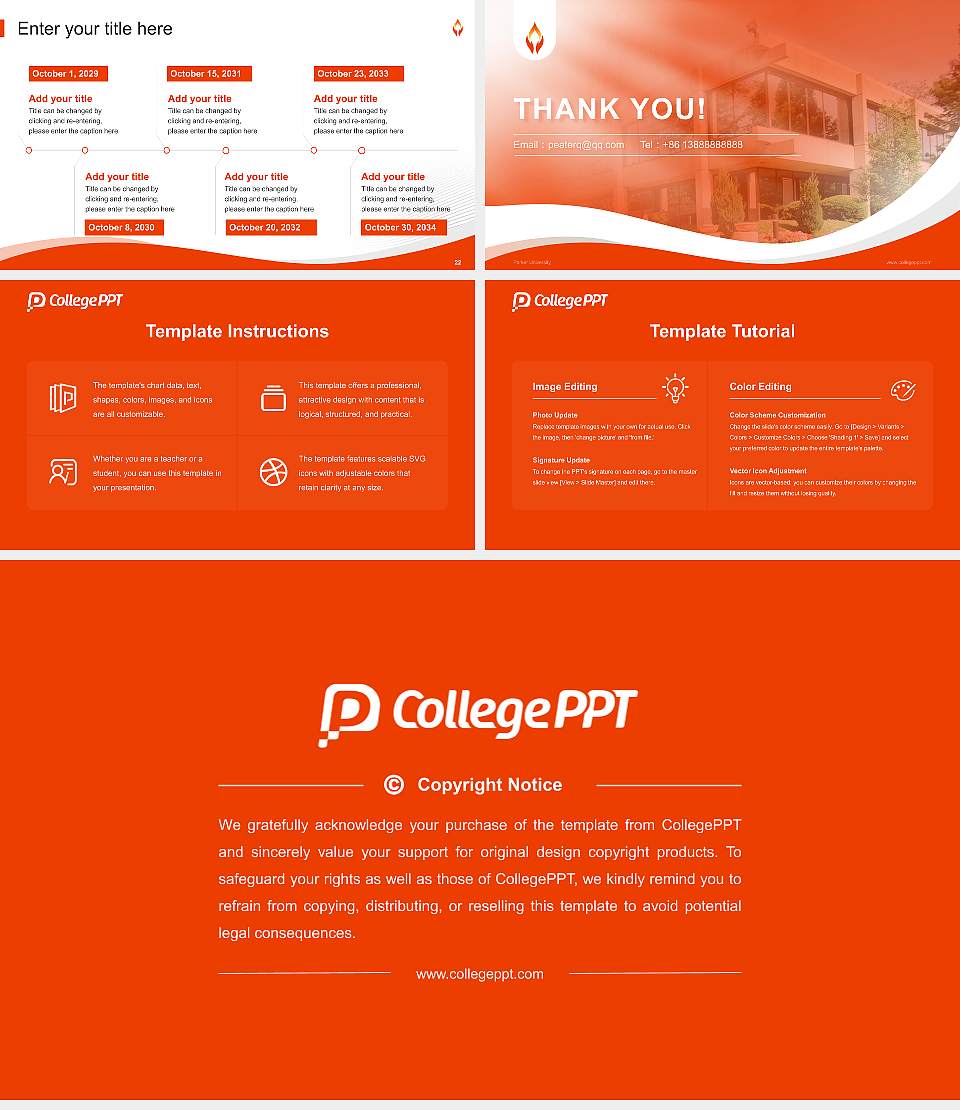 Parker University Lecture Sharing and Networking Event PPT Template16:9 ratio PPT effect preview image4