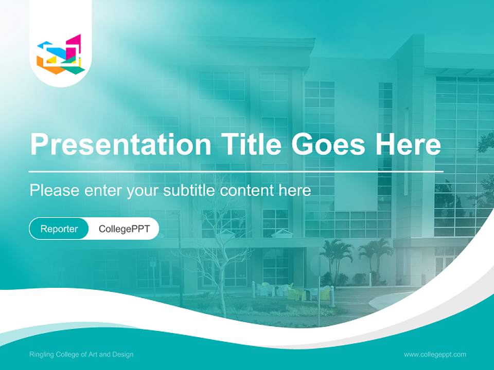 Ringling College of Art and Design Lecture Sharing and Networking Event PPT Template4:3 ratio PPT effect preview image4