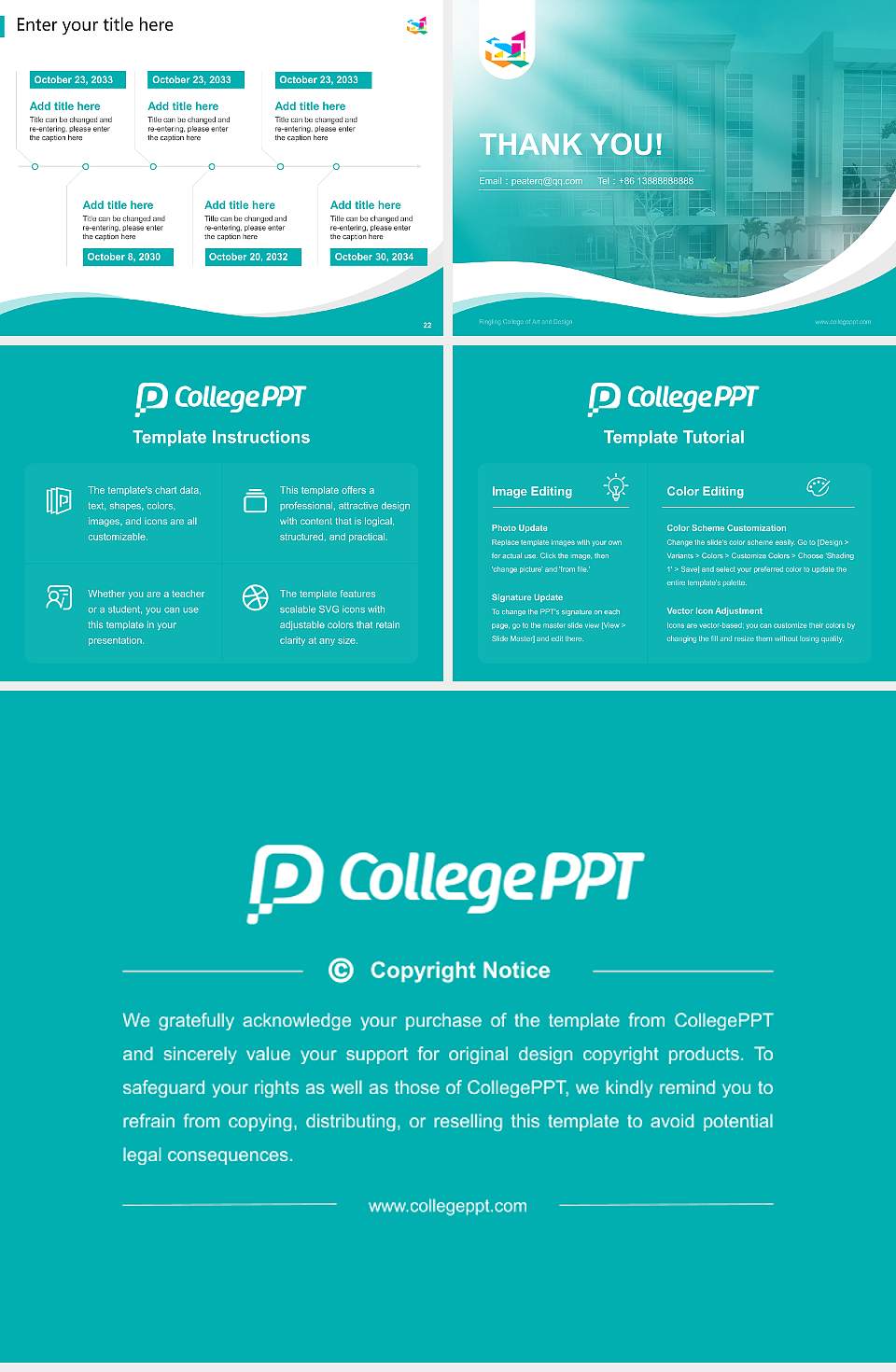 Ringling College of Art and Design Lecture Sharing and Networking Event PPT Template4:3 ratio PPT effect preview image4