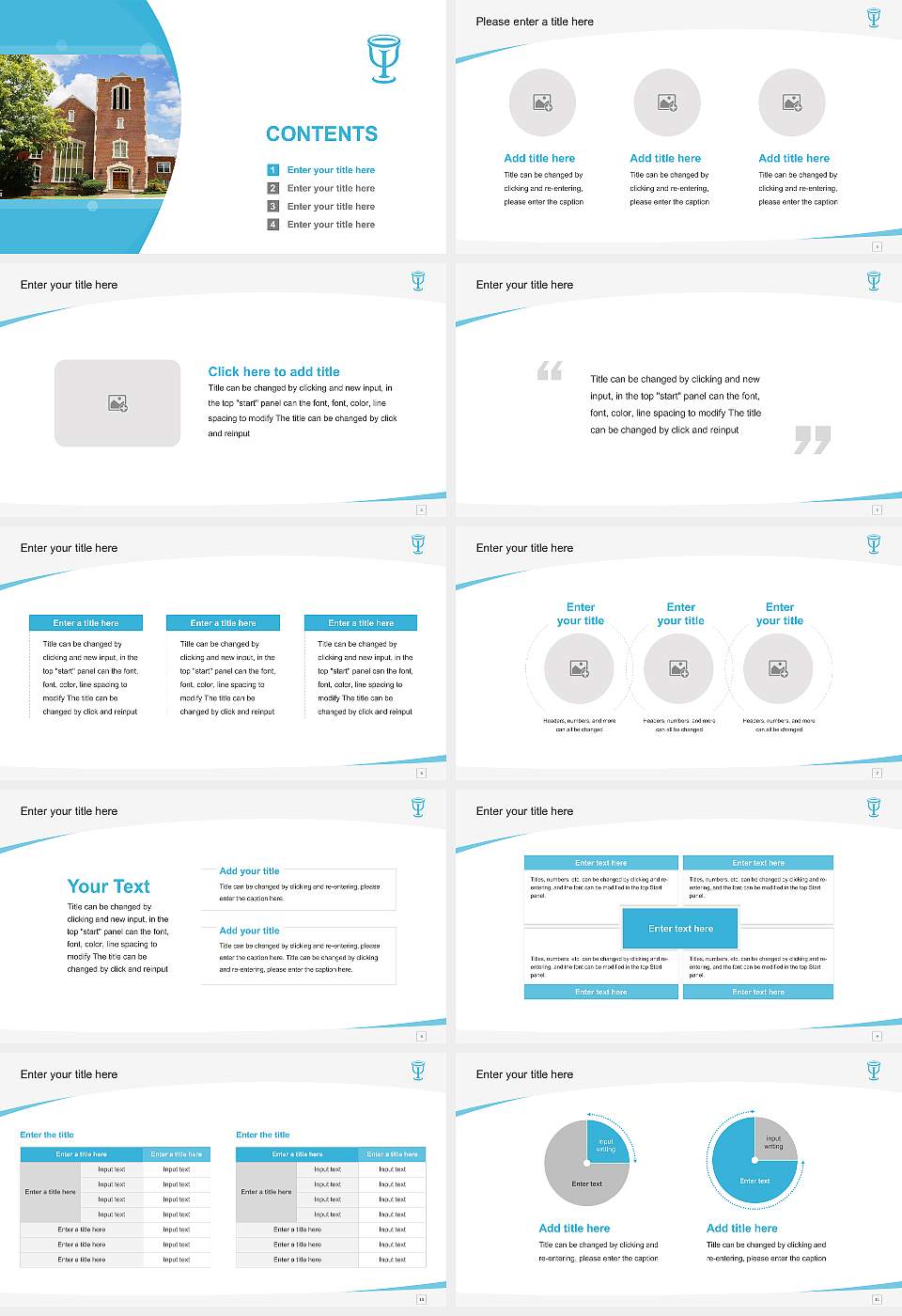 Richmont Graduate University Course/Courseware Creation PPT Template16:9 ratio PPT effect preview image2