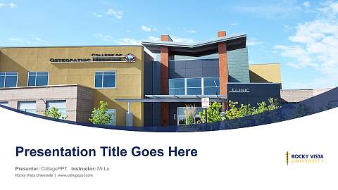 Rocky Vista University Course/Courseware Creation PPT Template