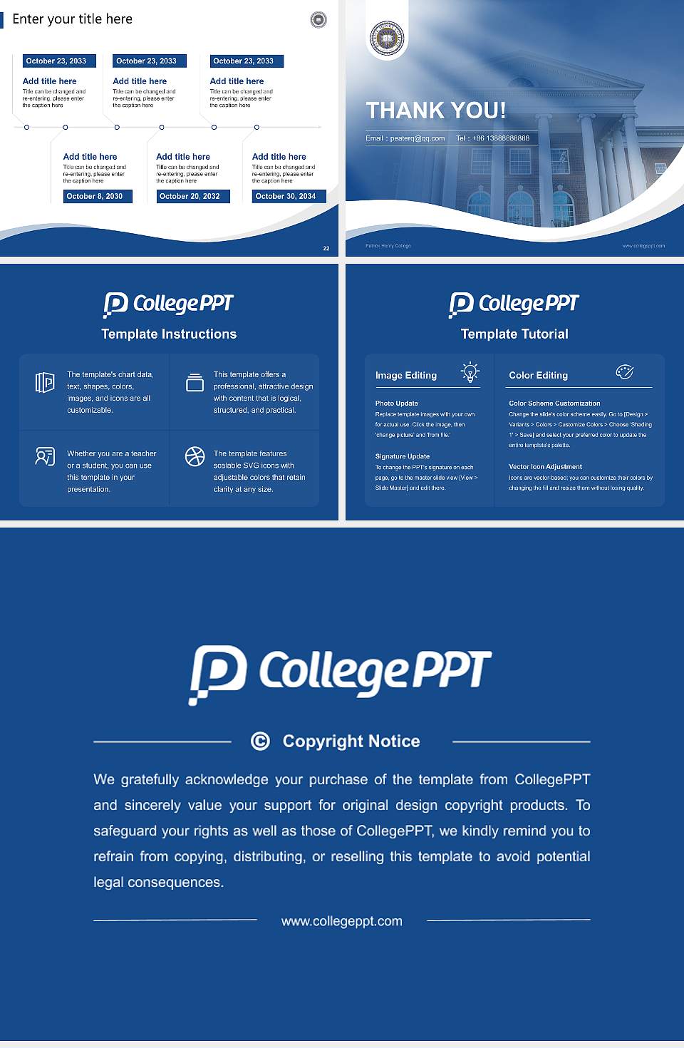 Patrick Henry College Lecture Sharing and Networking Event PPT Template4:3 ratio PPT effect preview image4