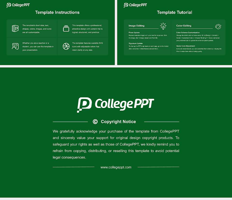 Rocky Mountain College Course/Courseware Creation PPT Template16:9 ratio PPT effect preview image5