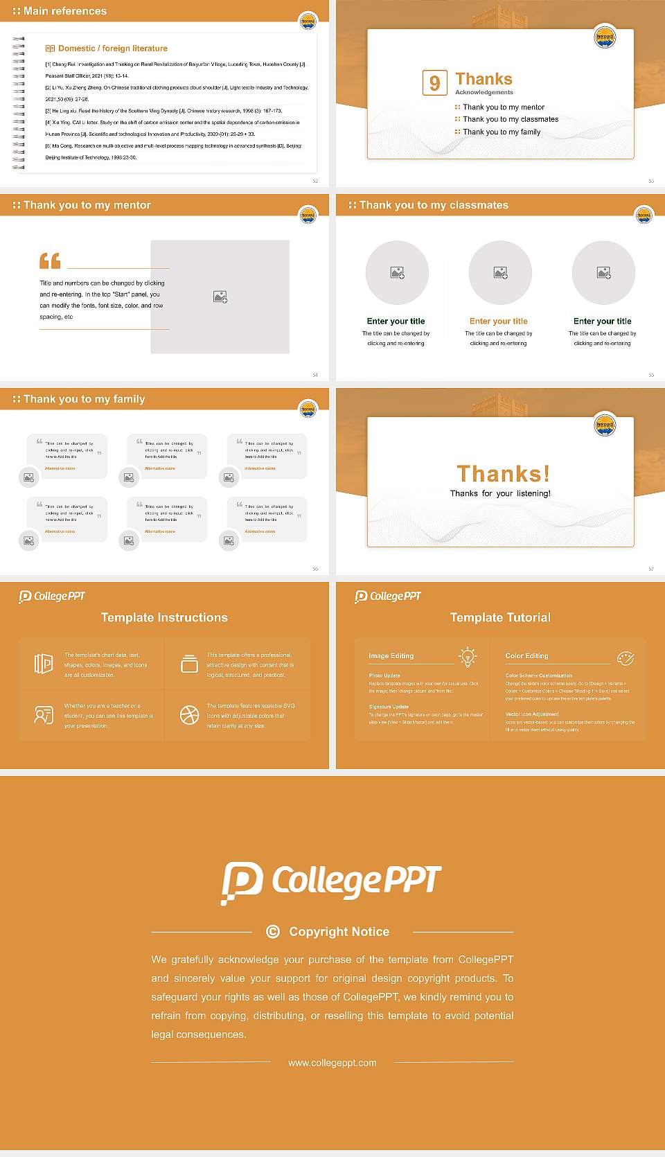 Providence Christian College Graduation Thesis Defense PPT Template16:9 ratio PPT effect preview image7