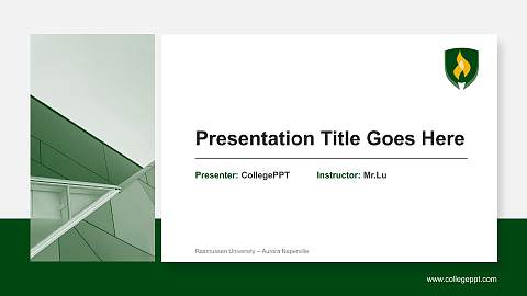 Rasmussen University – Aurora Naperville General Purpose PPT Template