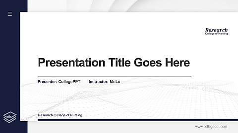 Research College of Nursing Thesis Proposal/Graduation Defense PPT Template