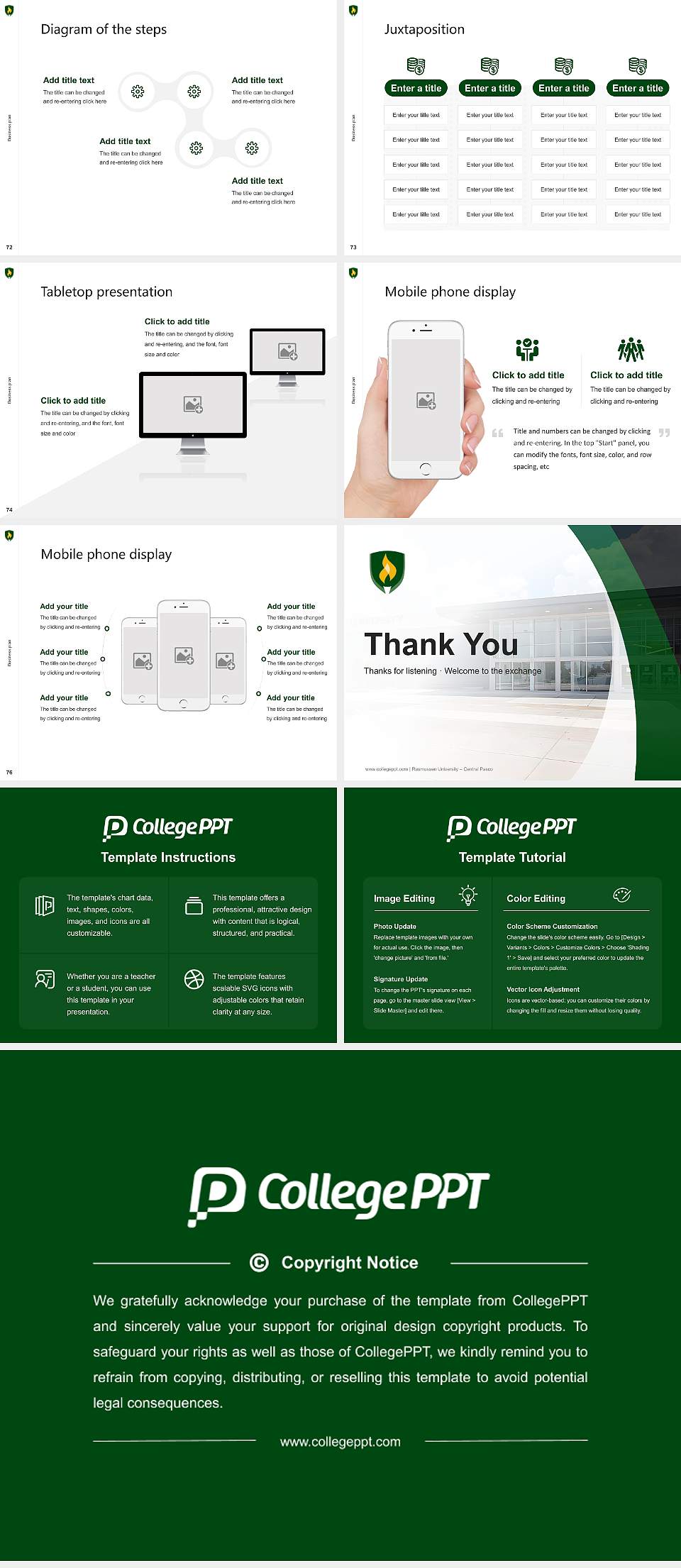 Rasmussen University – Central Pasco Competition/Entrepreneurship Contest PPT Template4:3 ratio PPT effect preview image9