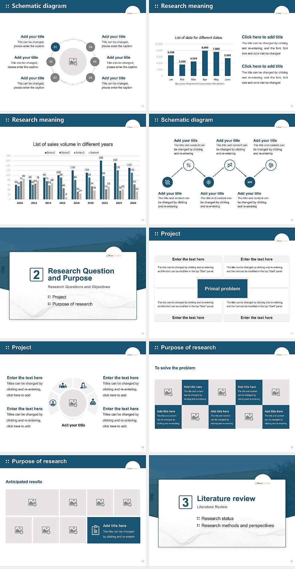 Provo College-Idaho Falls Campus Graduation Thesis Defense PPT Template4:3 ratio PPT effect preview image3