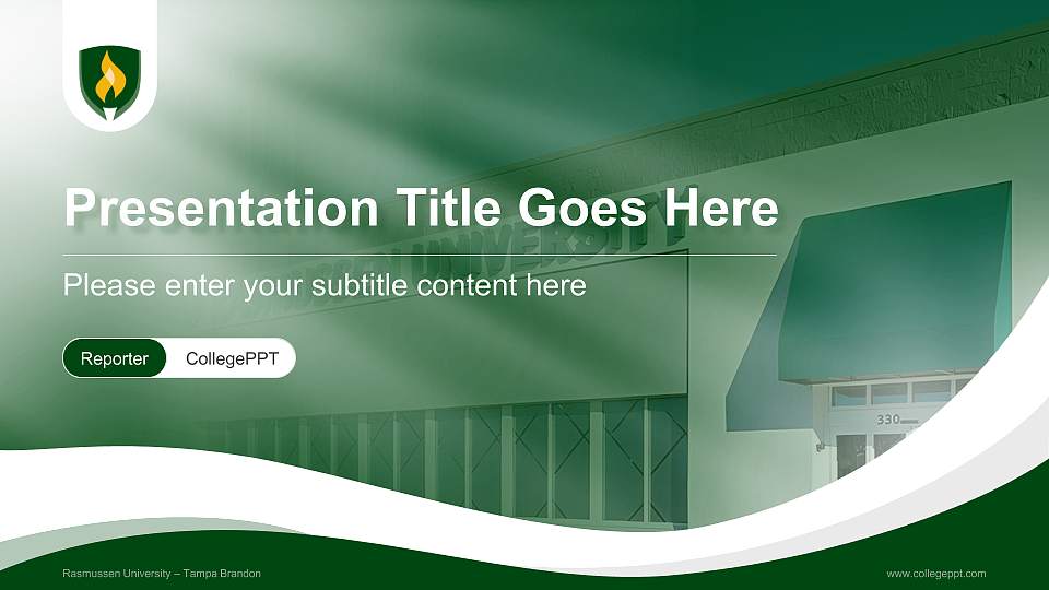 Rasmussen University – Tampa Brandon Lecture Sharing and Networking Event PPT Template16:9 ratio PPT effect preview image