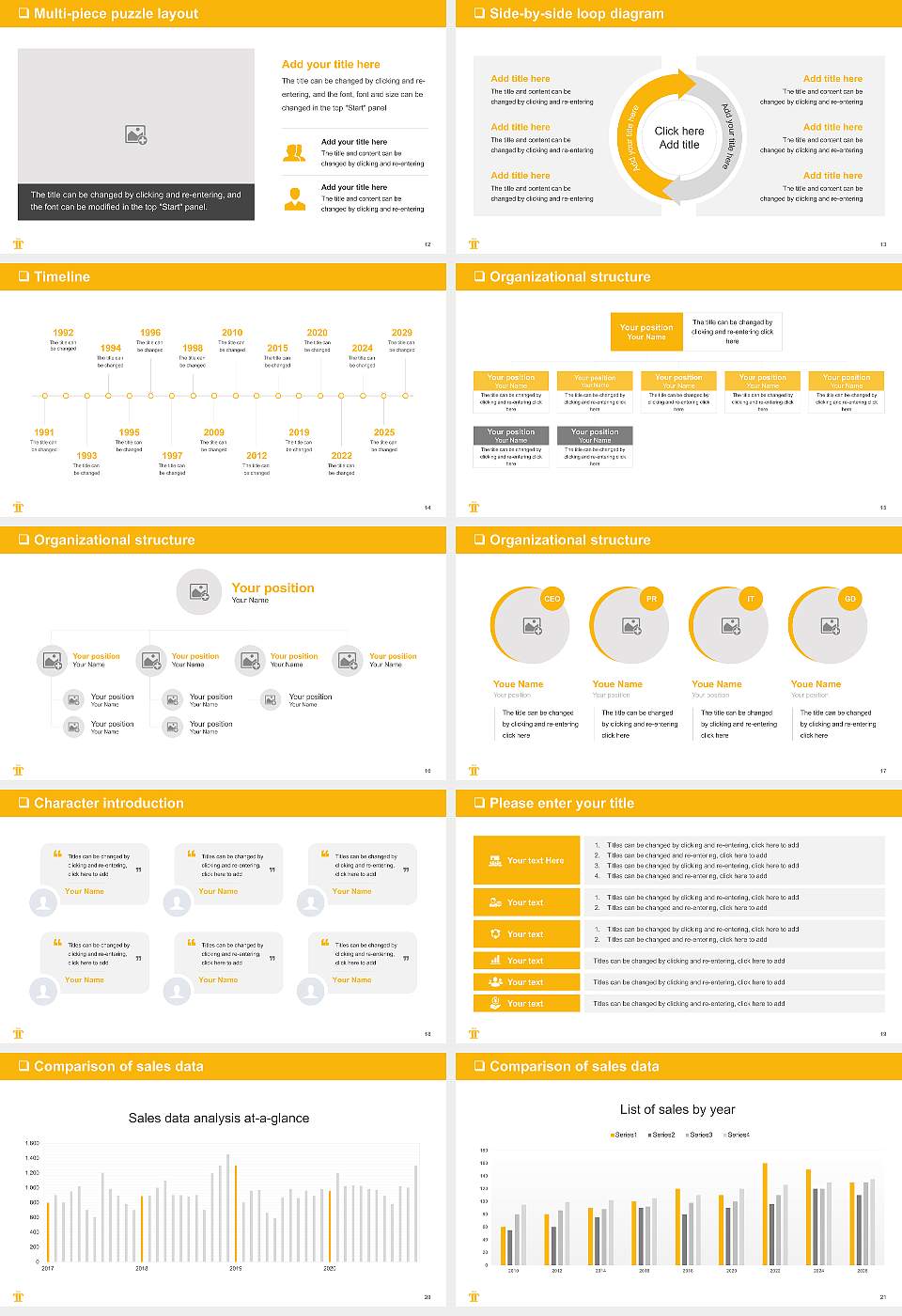 Reinhardt University General Purpose PPT Template16:9 ratio PPT effect preview image3