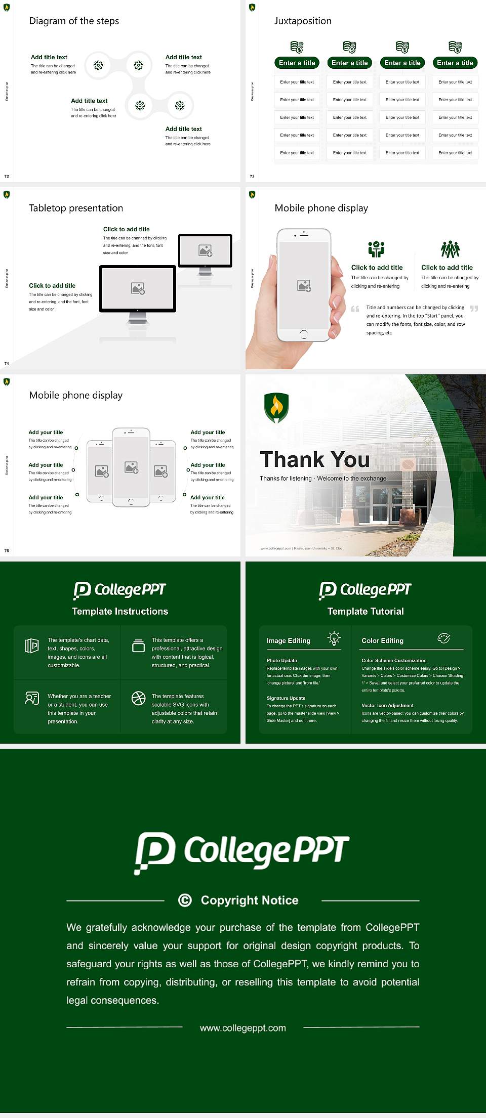 Rasmussen University – St. Cloud Competition/Entrepreneurship Contest PPT Template4:3 ratio PPT effect preview image9