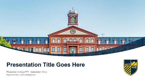 Regis University Course/Courseware Creation PPT Template